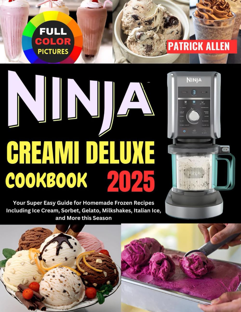 Libro De Cocina Ninja Creami Deluxe 2025 Recetas Caseras Congeladas - Venta Internacional.