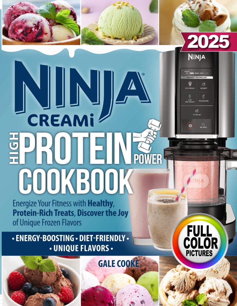 Foto 2 pulgar | Cookbook Ninja Creami Golosinas Saludables Con Alto Contenido De Proteínas - Venta Internacional.