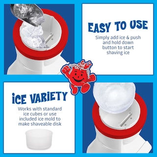 Foto 4 | Máquina Para Hacer Conos De Hielo Y Nieve Nostalgia Kool-aid Con Taza Y Molde - Venta Internacional.