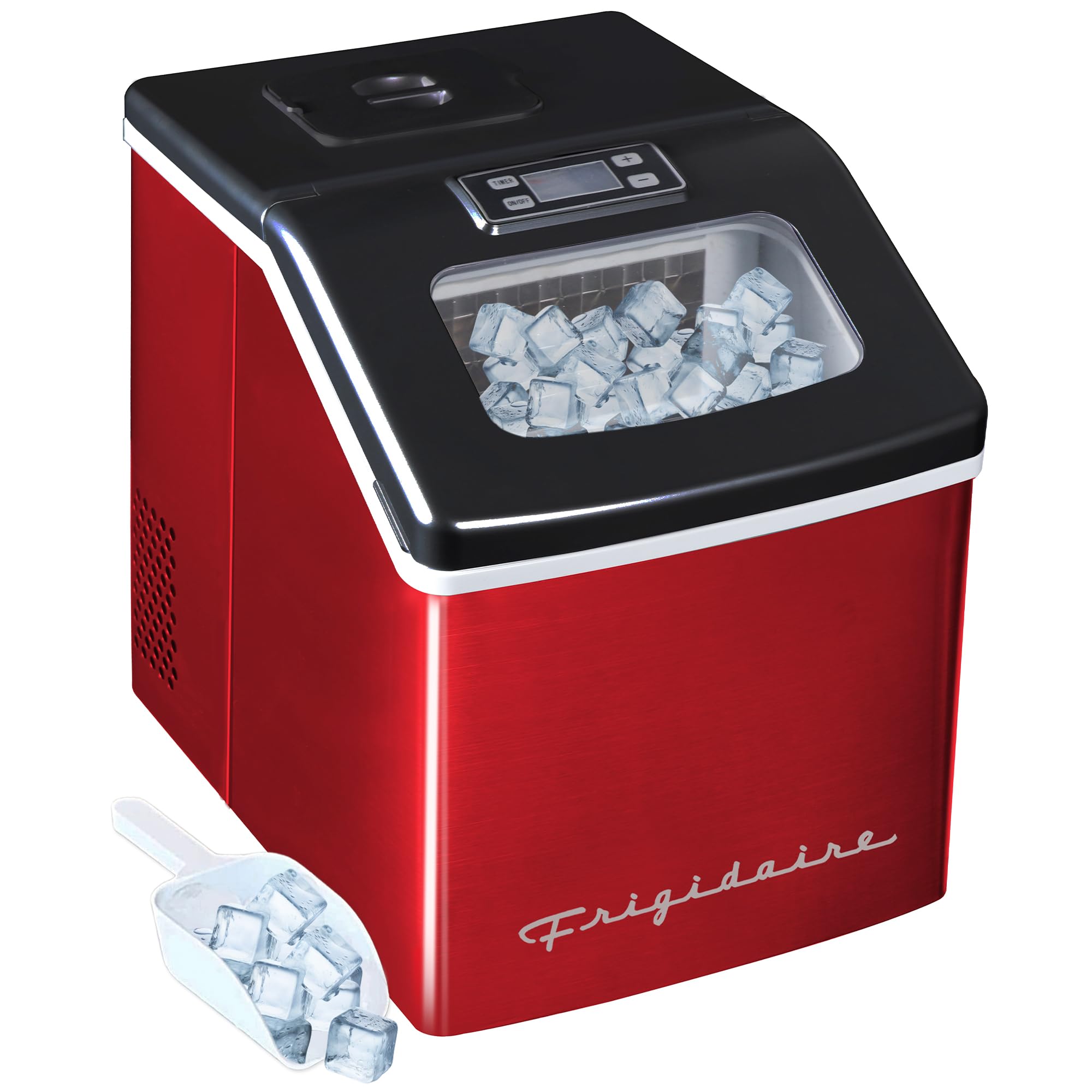 La Máquina De Hielo Frigidaire Efic452-ssred Xl Produce Acero Inoxidable De 18 Kg/día - Venta Internacional.