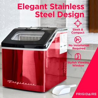 Foto 3 | La Máquina De Hielo Frigidaire Efic452-ssred Xl Produce Acero Inoxidable De 18 Kg/día - Venta Internacional.
