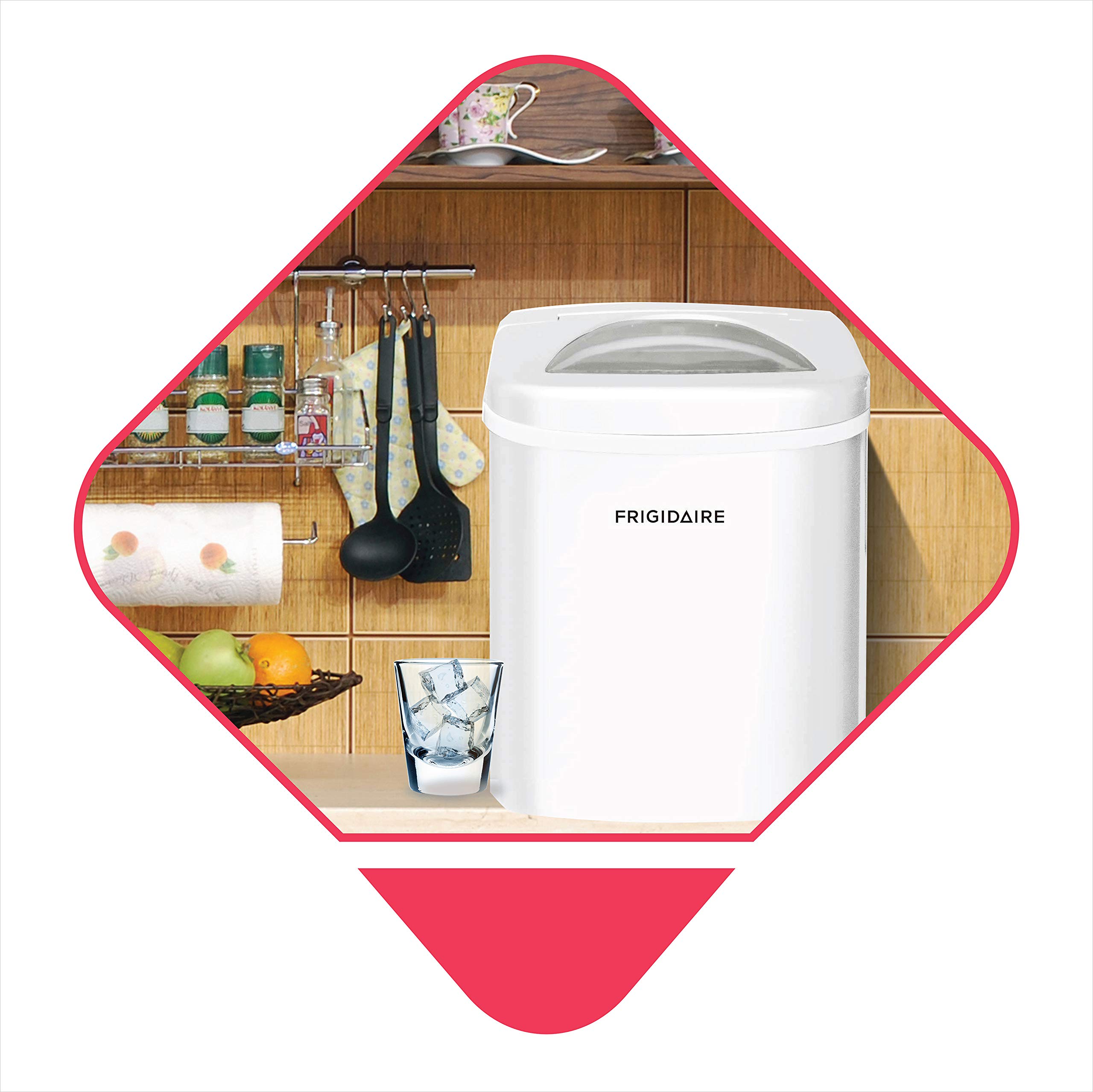 Foto 7 | Máquina de Hielo Frigidaire Portátil Efic108 Blanca 12 kg - Venta Internacional