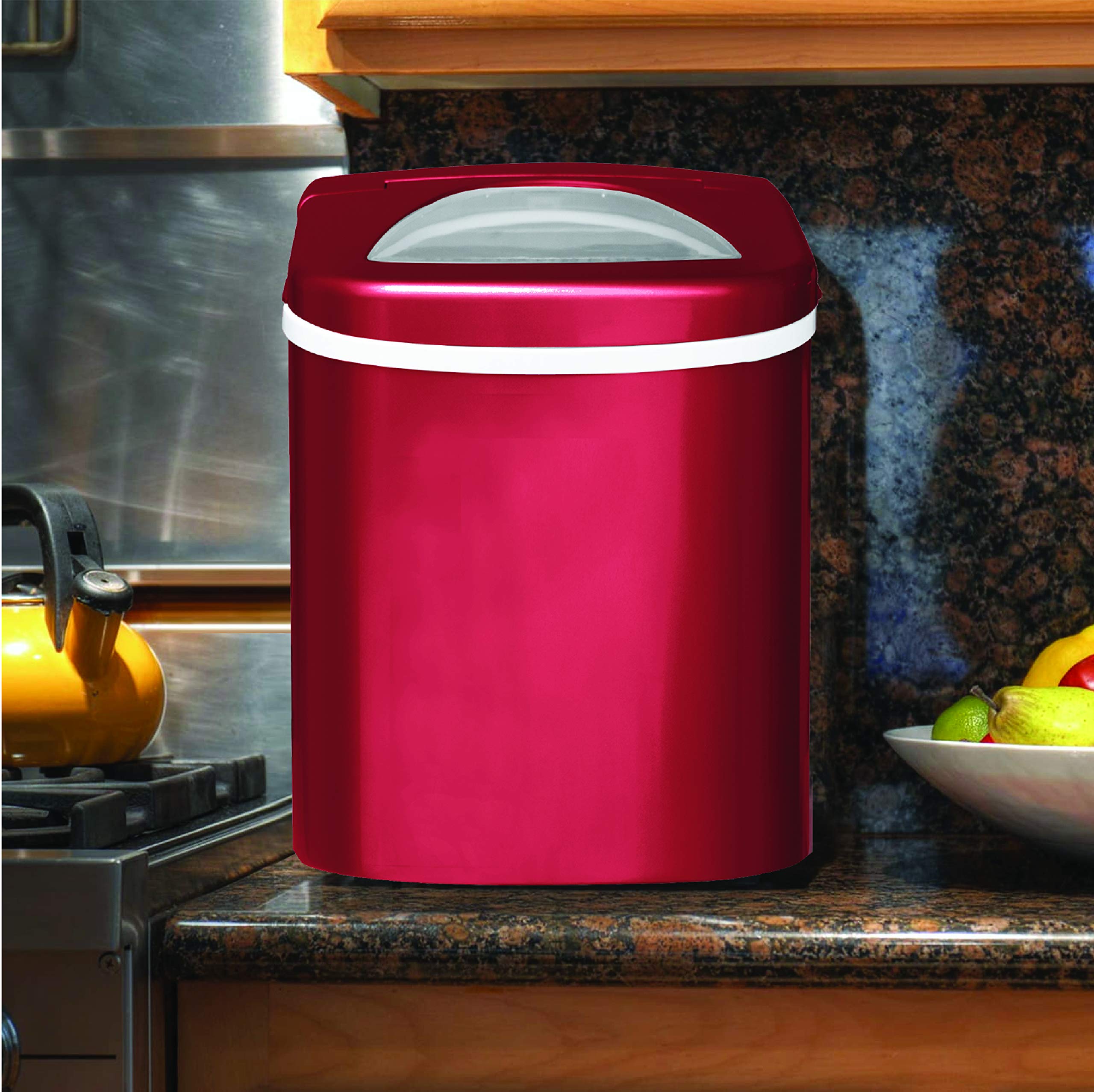 Foto 5 | Máquina De Hielo Frigidaire Compact, Color Rojo, 26 Libras/día, Almacenamiento De 1,5 Libras - Venta Internacional.