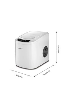 Foto 2 | Máquina De Hielo Frigidaire Efic102-white Portátil Compacta De 12 Kg/día - Venta Internacional.