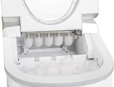 Foto 3 | Máquina De Hielo Frigidaire Efic102-white Portátil Compacta De 12 Kg/día - Venta Internacional.