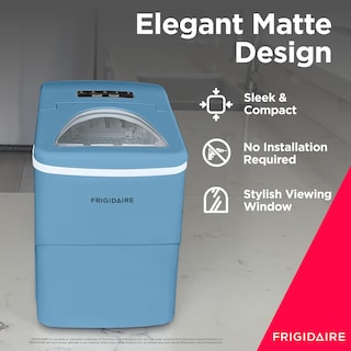 Foto 3 | Máquina De Hielo Frigidaire Efic108-blue Encimera Portátil Azul - Venta Internacional.