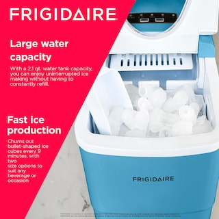 Foto 4 | Máquina De Hielo Frigidaire Efic108-blue Encimera Portátil Azul - Venta Internacional.