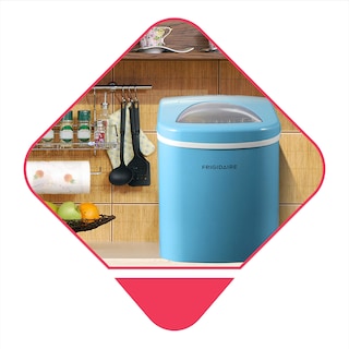 Foto 7 | Máquina De Hielo Frigidaire Efic108-blue Encimera Portátil Azul - Venta Internacional.