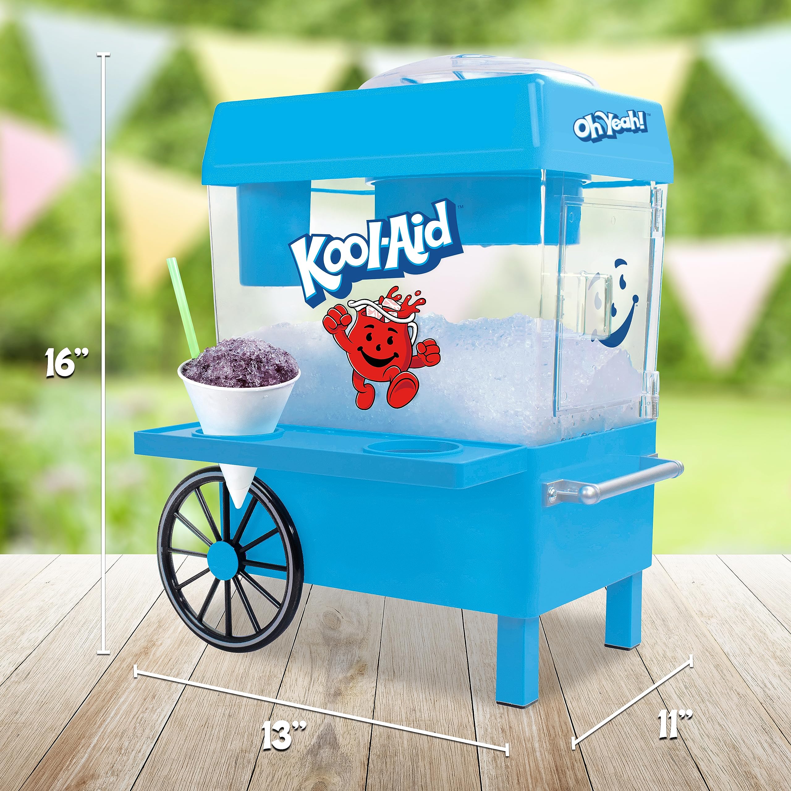 Foto 4 | Máquina de Conos de Nieve Nostalgia Kool-Aid Retro con 2 Tazas y Cuchara - Venta Internacional