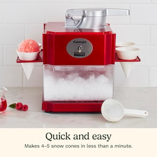 Foto 2 | Máquina De Conos De Nieve Cuisinart Scm-10p1 Hace 5 Conos Rojos - Venta Internacional.