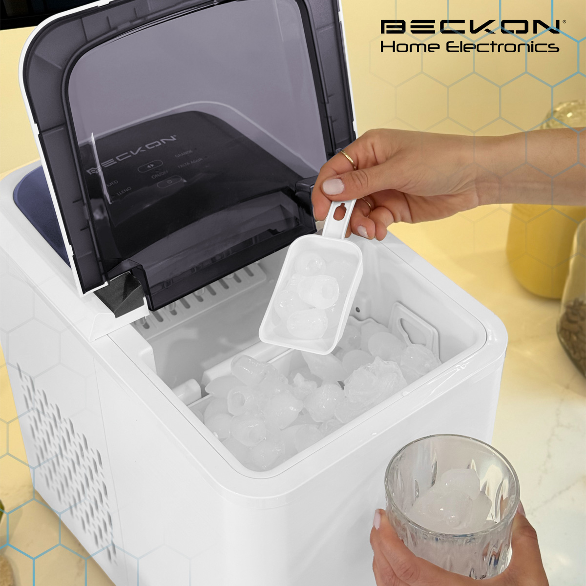 Foto 7 pulgar | Máquina de Hielo Automática Beckon Ice Peony