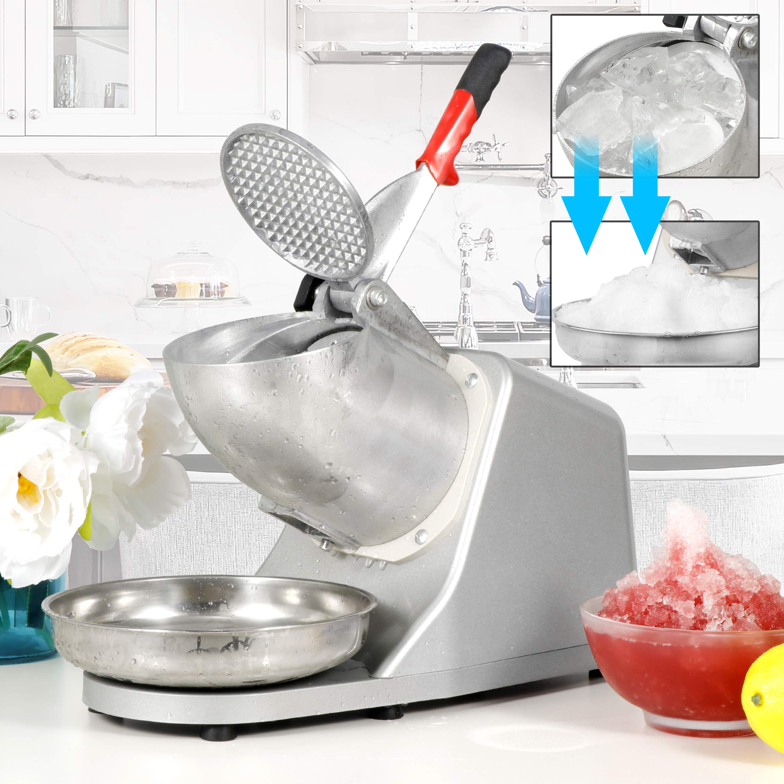 Foto 3 pulgar | Máquina Afeitadora De Hielo Snow Cone Maker Zeny, 65 Kg/h, 300 W, 110 V - Venta Internacional.
