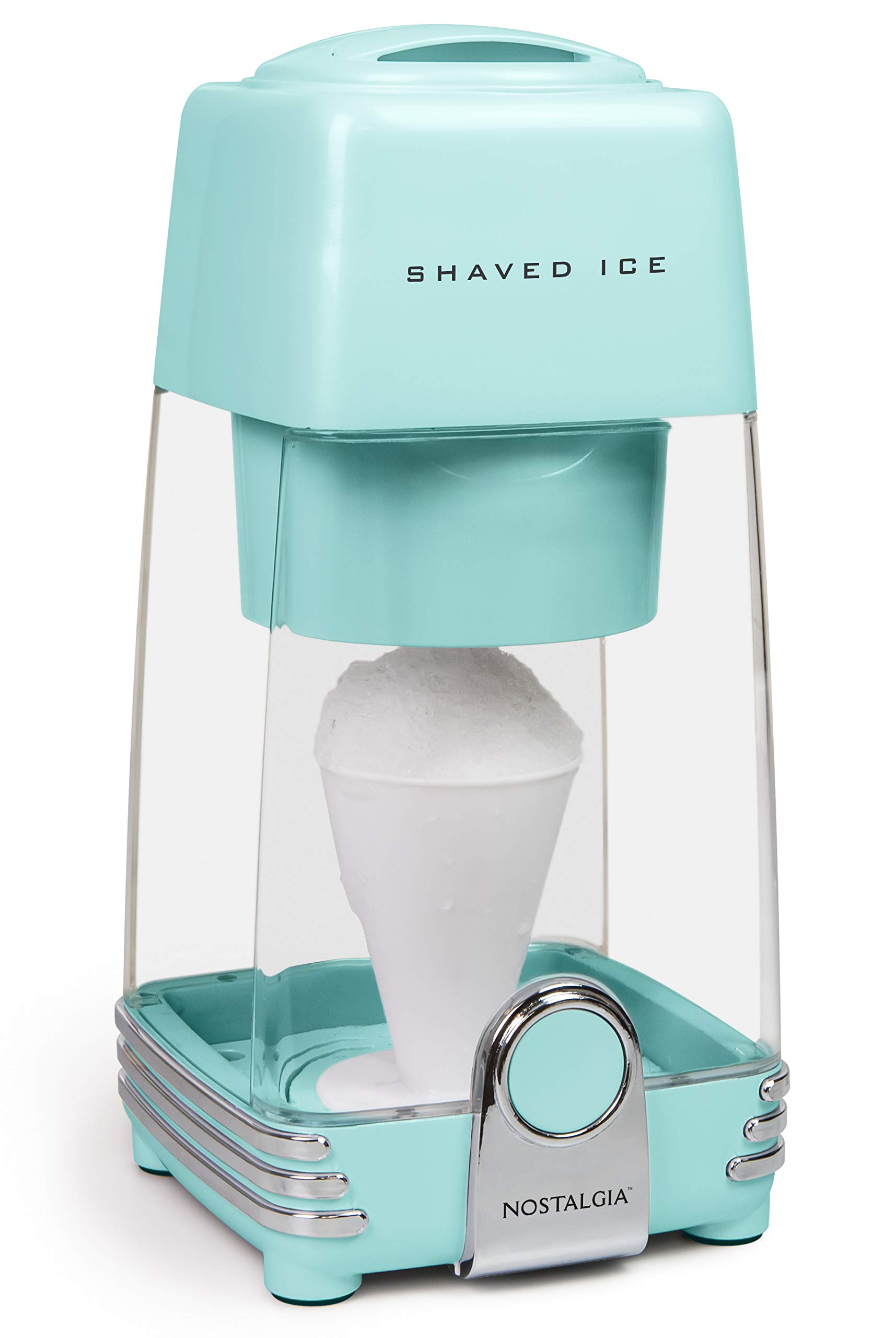 Foto 2 pulgar | Máquina De Hielo Afeitado Nostalgia Aqua Con Molde Para Hielo Y Cono Reutilizable - Venta Internacional.