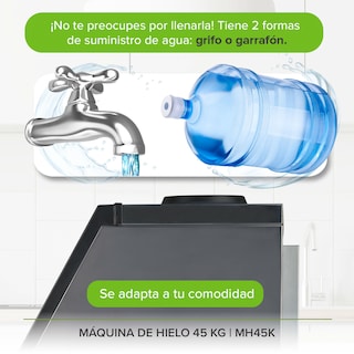 Foto 5 | Máquina Para Hacer Hielo Capacidad 45 Kg