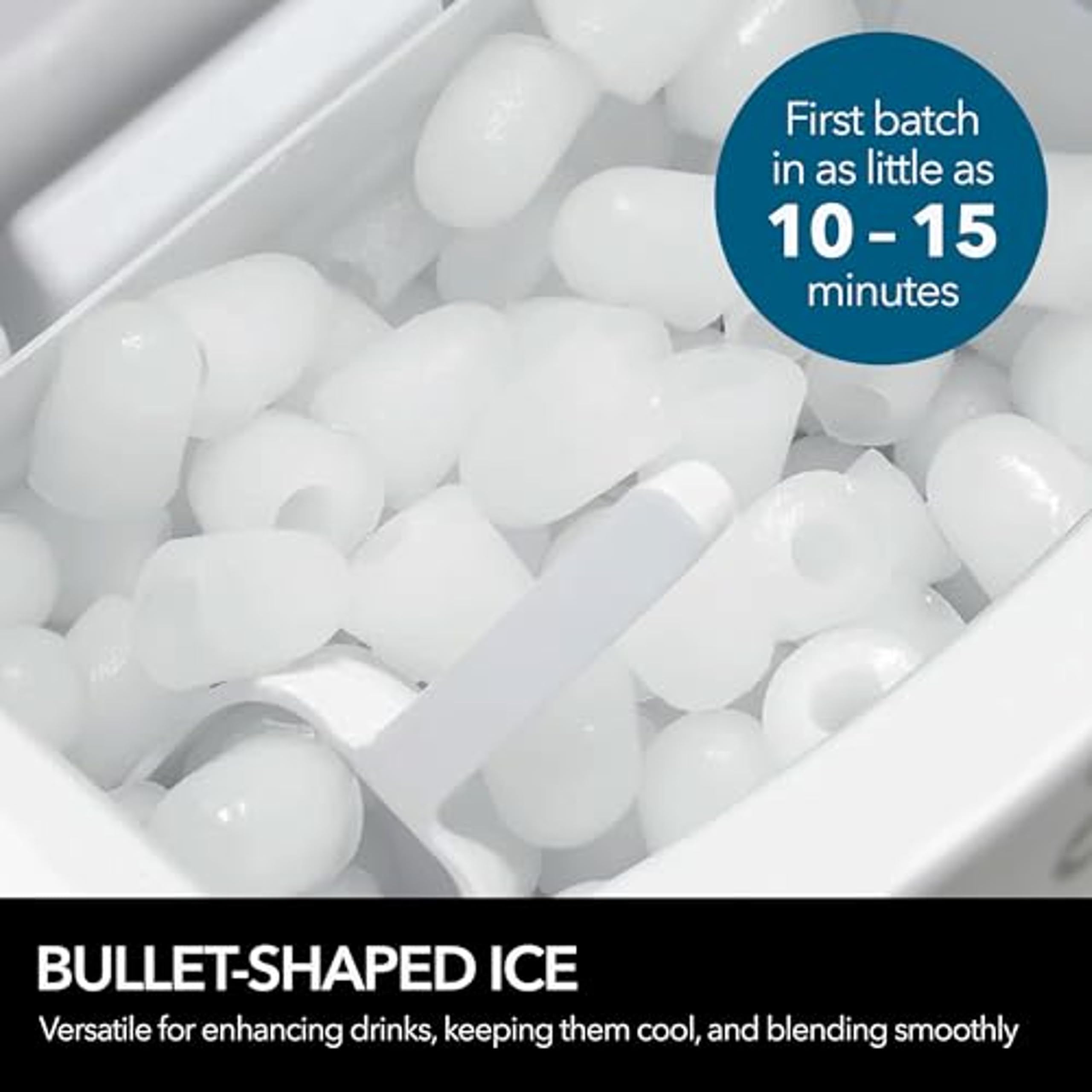 Foto 7 pulgar | Máquina De Hielo Whynter Imc-491dc Portátil De Acero Inoxidable De 22 Kg - Venta Internacional.