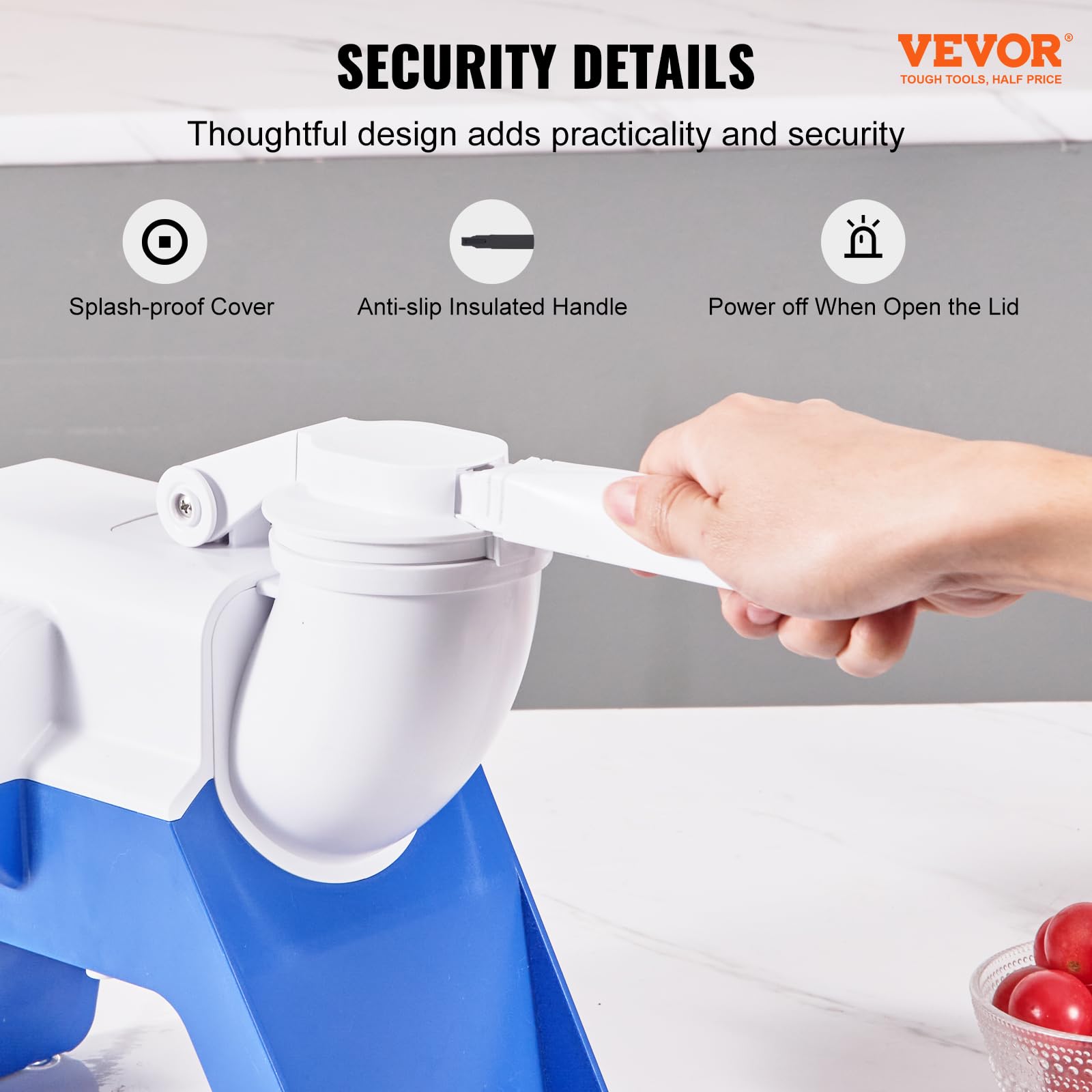 Foto 7 pulgar | Trituradora De Hielo Vevor 80kg/h Máquina Eléctrica Para Hacer Conos De Nieve 220w - Venta Internacional.