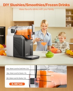 Foto 2 | Máquina para Hacer Hielo Vevor 2 L-Venta Internacional