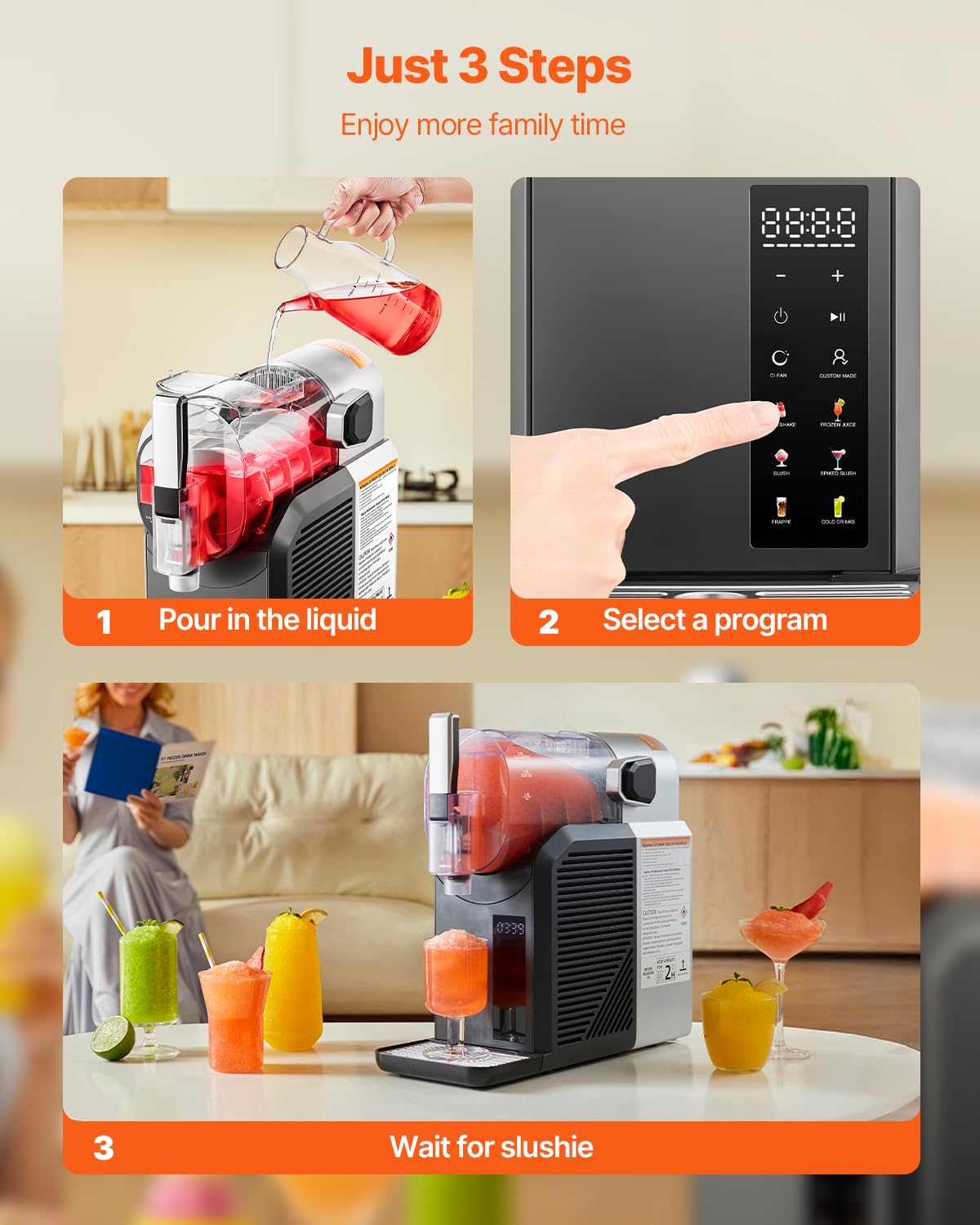 Foto 5 | Máquina para Hacer Hielo Vevor 2 L-Venta Internacional
