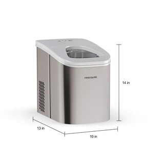 Foto 3 | Máquina De Hielo Frigidaire, Encimera De Acero Inoxidable, 12 Kg, 26 Libras - Venta Internacional.
