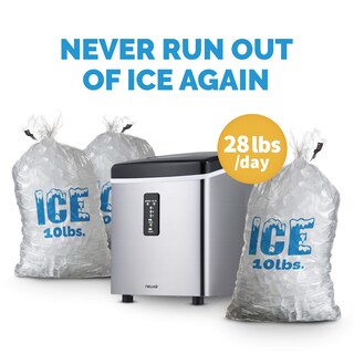 Foto 2 | Máquina Para Hacer Hielo Newair, Encimera, 12,7 Kg, Acero Inoxidable, 24 Horas - Venta Internacional.