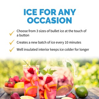 Foto 4 | Máquina Para Hacer Hielo Newair, Encimera, 12,7 Kg, Acero Inoxidable, 24 Horas - Venta Internacional.