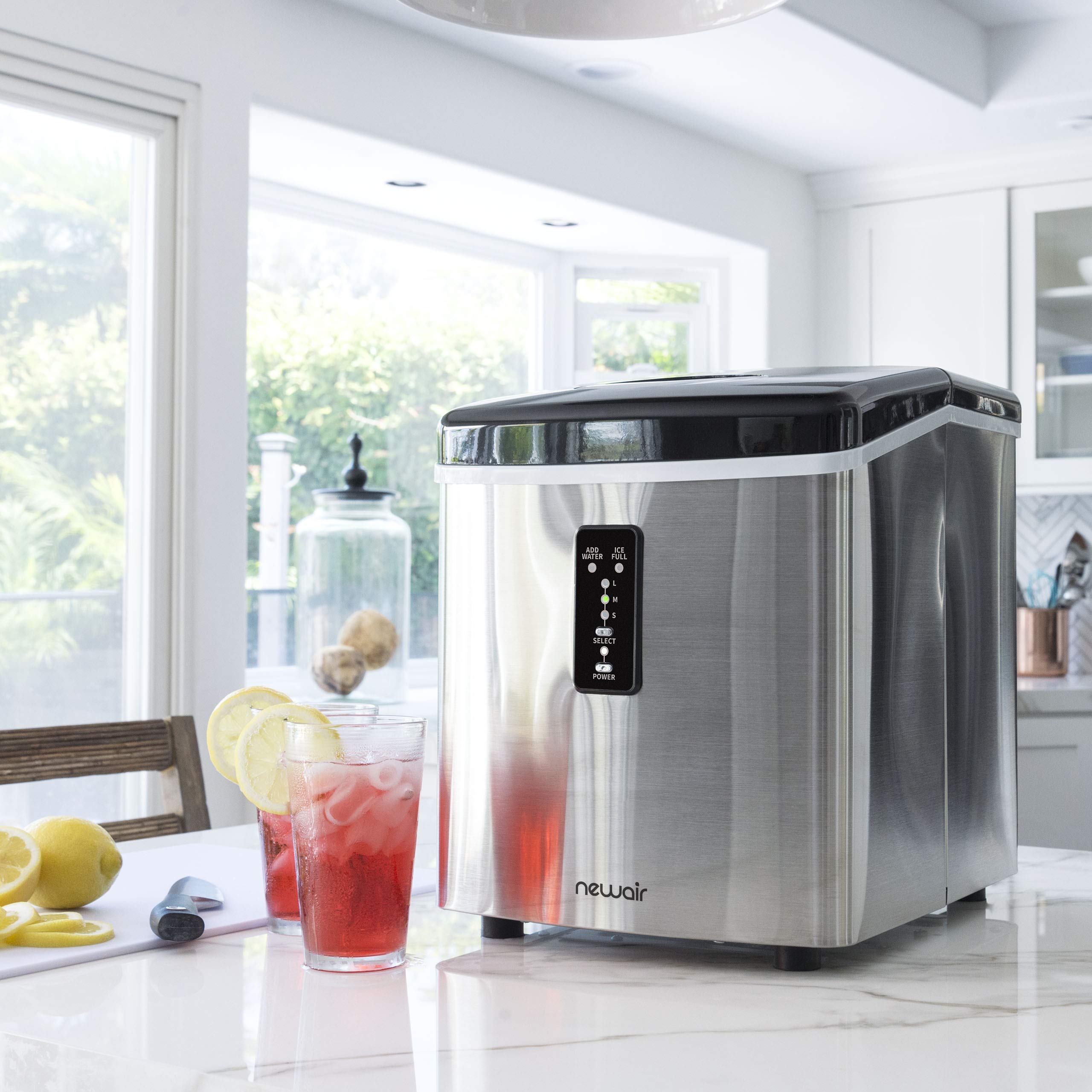 Foto 6 | Máquina Para Hacer Hielo Newair, Encimera, 12,7 Kg, Acero Inoxidable, 24 Horas - Venta Internacional.
