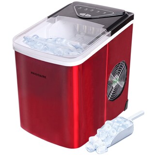 Foto 1 | Máquina De Hielo Frigidaire Compact Para Encimera, 12 Kg/día, Color Rojo Inoxidable - Venta Internacional.