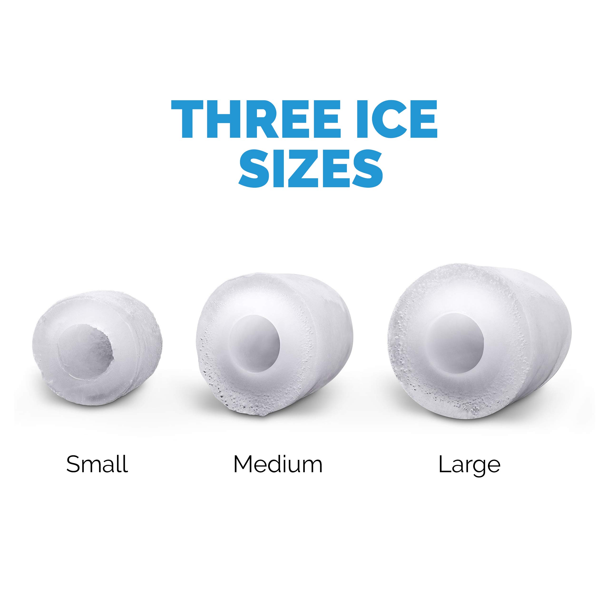Foto 5 pulgar | Máquina Para Hacer Hielo Newair Bullet, 28 Libras/día, Encimera, Sin Bpa, Roja - Venta Internacional.