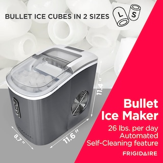 Foto 2 | Máquina De Hielo Frigidaire Efic103amz-ssblack-sc, Autolimpiante, 12 Kg - Venta Internacional.