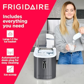 Foto 5 | Máquina De Hielo Frigidaire Efic103amz-ssblack-sc, Autolimpiante, 12 Kg - Venta Internacional.