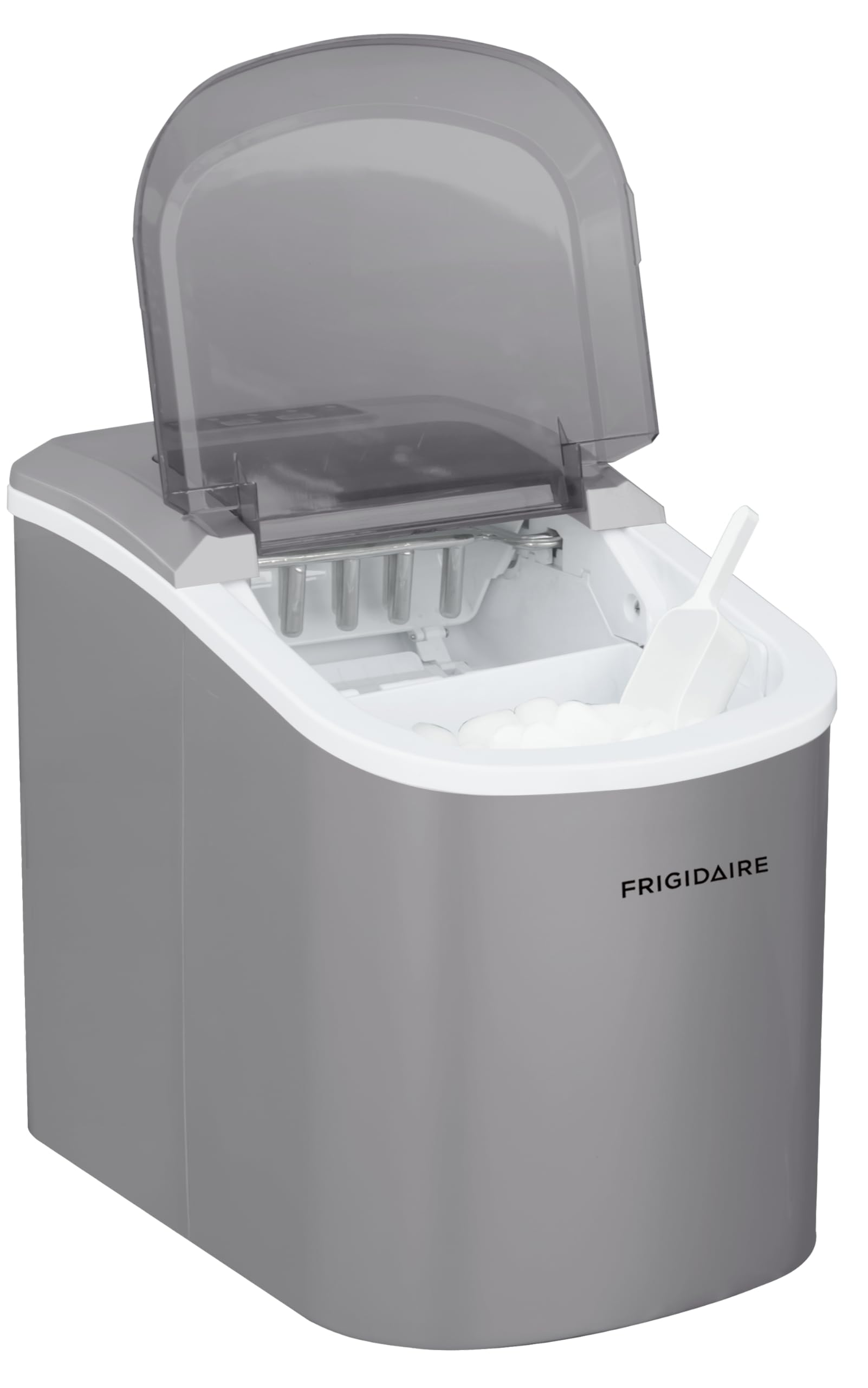 Máquina De Hielo Frigidaire Efic189 Para Encimera, 12 Kg, Plata, 26 Libras/día - Venta Internacional.