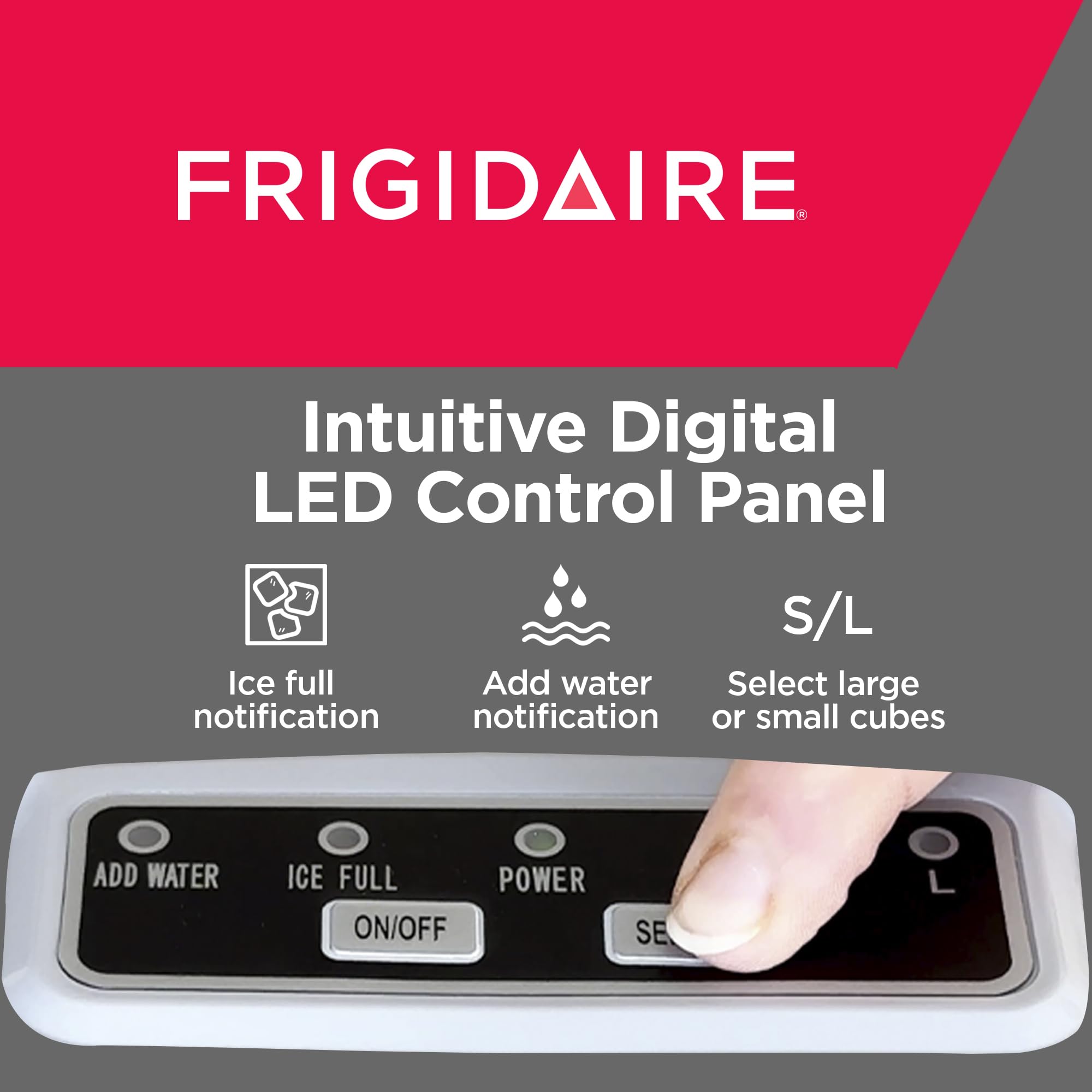 Foto 6 pulgar | Máquina De Hielo Frigidaire Efic189 Para Encimera, 12 Kg, Plata, 26 Libras/día - Venta Internacional.