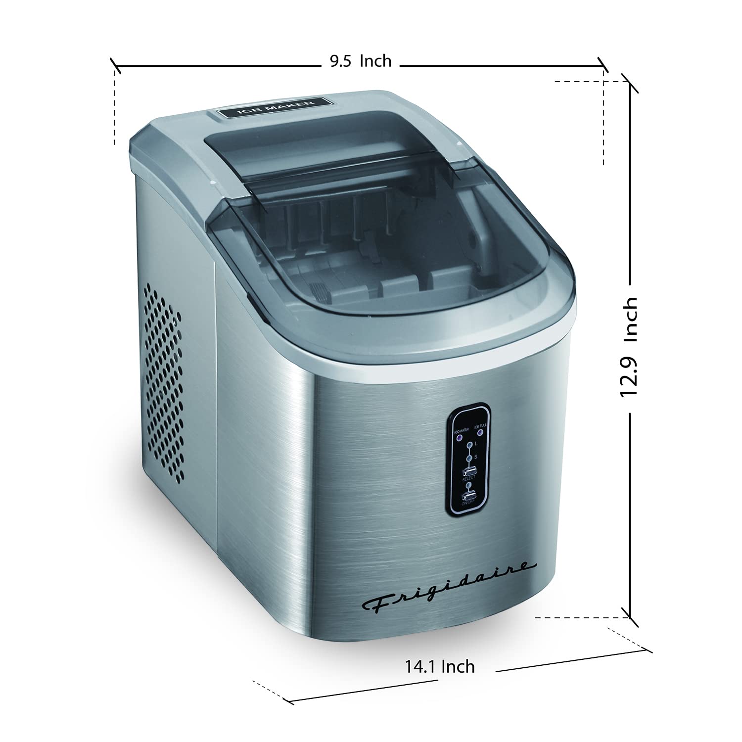 Foto 3 | Máquina De Hielo Frigidaire Efic103-amz-sc De Acero Inoxidable 12 Kg/d - Venta Internacional.