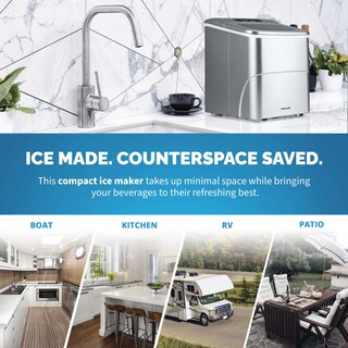 Foto 2 | Máquina De Hielo Newair Para Hacer Hielo, Portátil, Ligera, De 12 Kg, Sin Bpa - Venta Internacional.