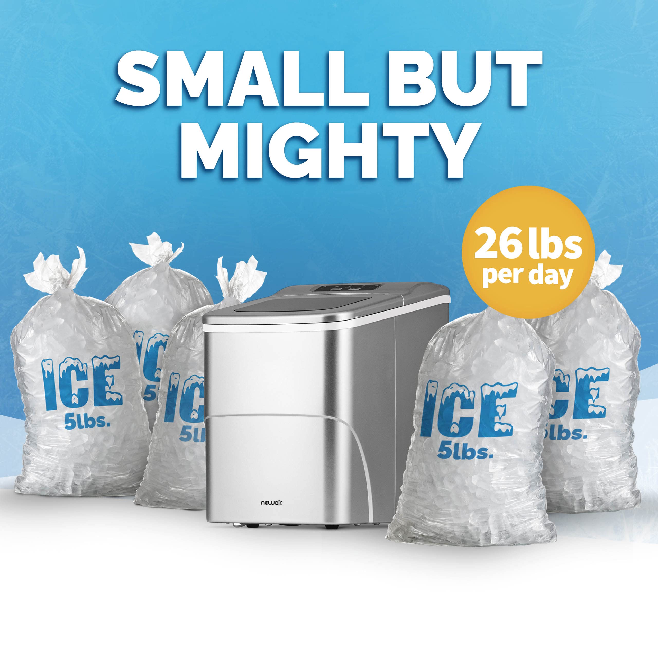 Foto 4 pulgar | Máquina De Hielo Newair Para Hacer Hielo, Portátil, Ligera, De 12 Kg, Sin Bpa - Venta Internacional.