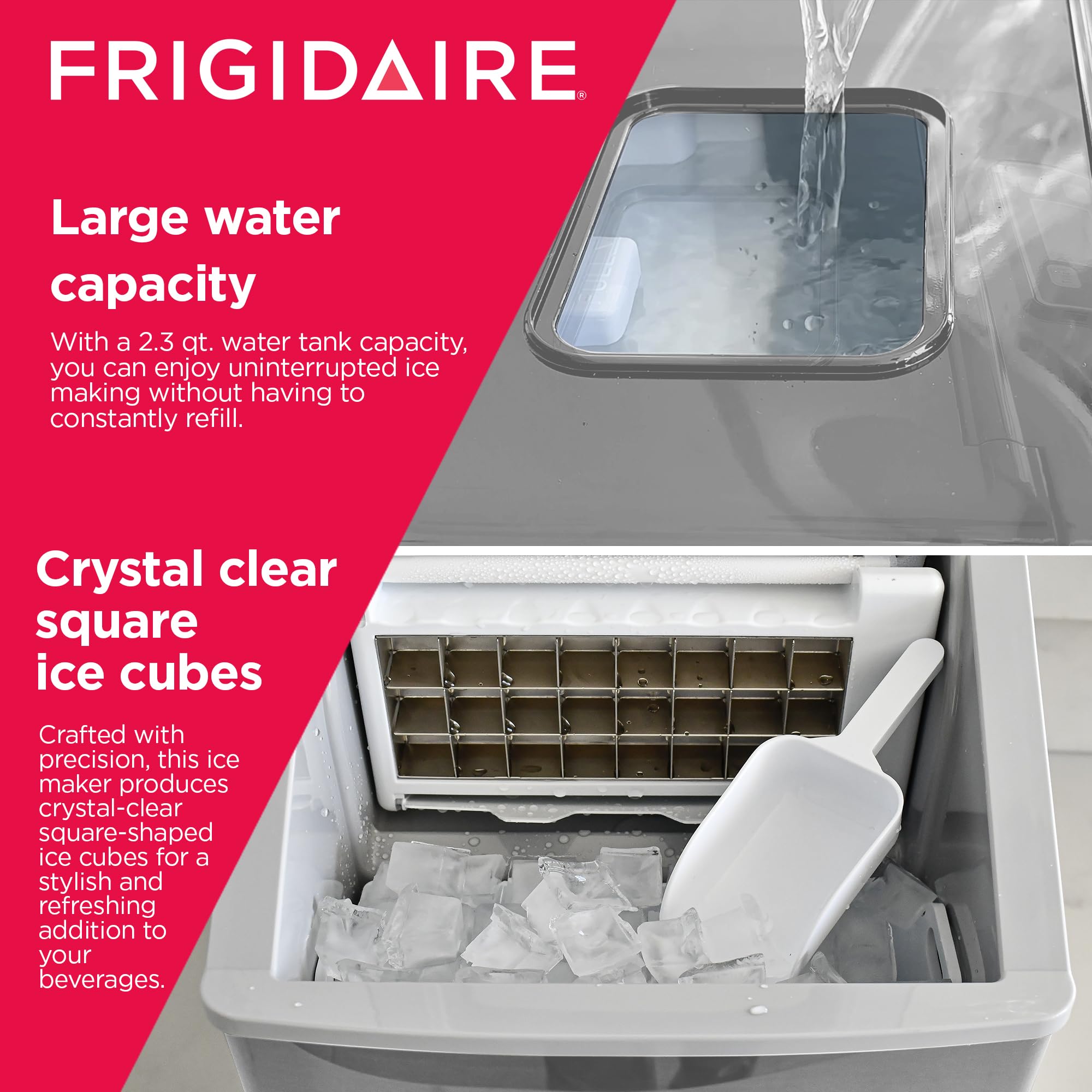 Foto 6 pulgar | Máquina De Hielo Frigidaire Efic452-ss 18 Kg De Acero Inoxidable - Venta Internacional.