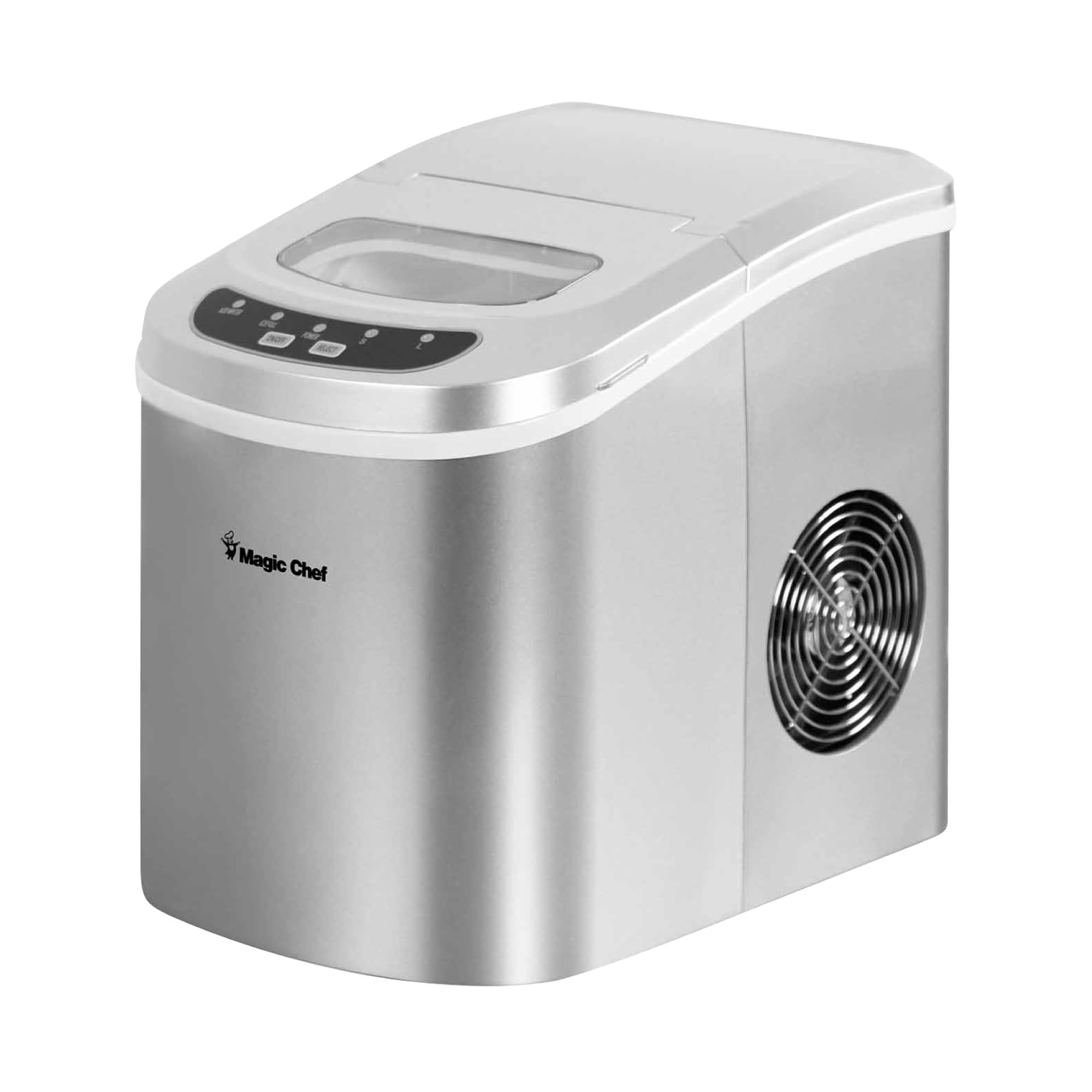 Foto 2 pulgar | Encimera Portátil Ice Maker Magic Chef  27 Libras  Plateada - Venta Internacional.