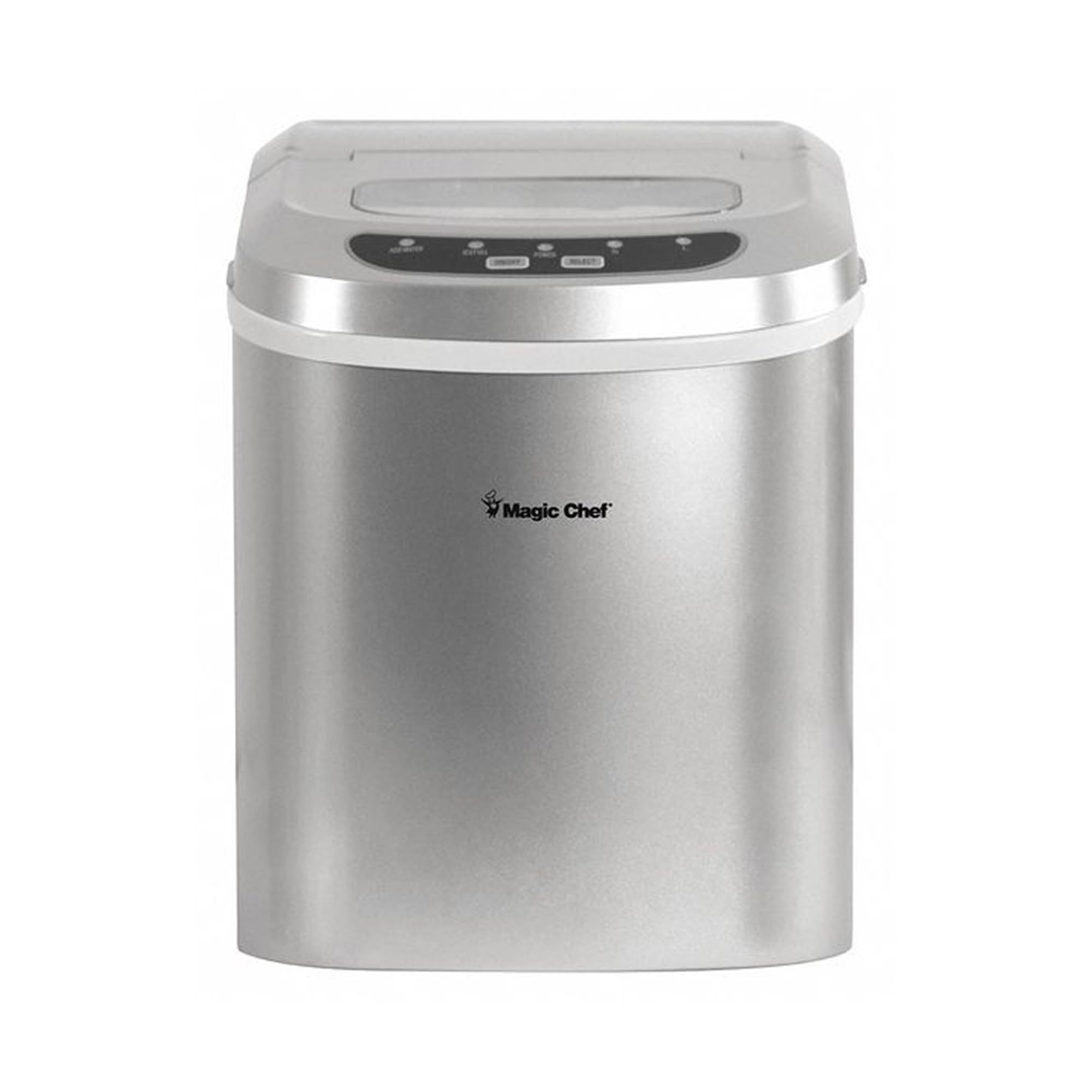 Foto 7 | Encimera Portátil Ice Maker Magic Chef  27 Libras  Plateada - Venta Internacional.