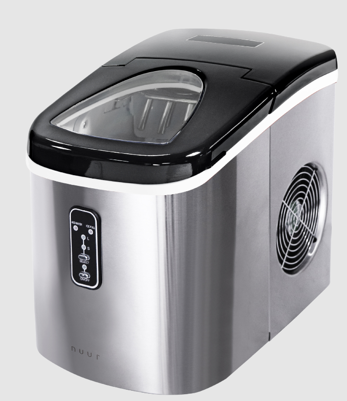 Nuur Máquina Para Hacer Hielo 12kg 2.2l Hiel12k