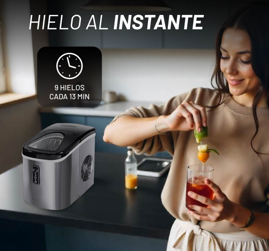 Foto 4 | Nuur Máquina Para Hacer Hielo 12kg 2.2l Hiel12k