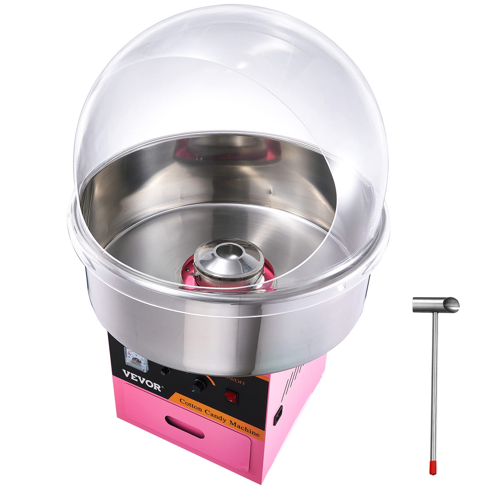 Foto 2 pulgar | Máquina De Algodón De Azúcar Vevor Electric 1000w Commercial Rosa - Venta Internacional.