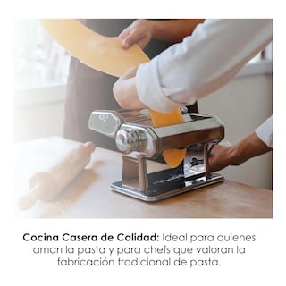 Foto 3 | Máquina Para Hacer Pasta Belug Fresca En Casa Cocina Restaurante Plateado