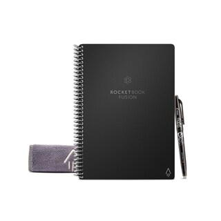 Foto 1 | Cuaderno Inteligente Rocketbook Fusion Ejecutivo color Negro 7 Estilos de Página Diferentes Reutilizable