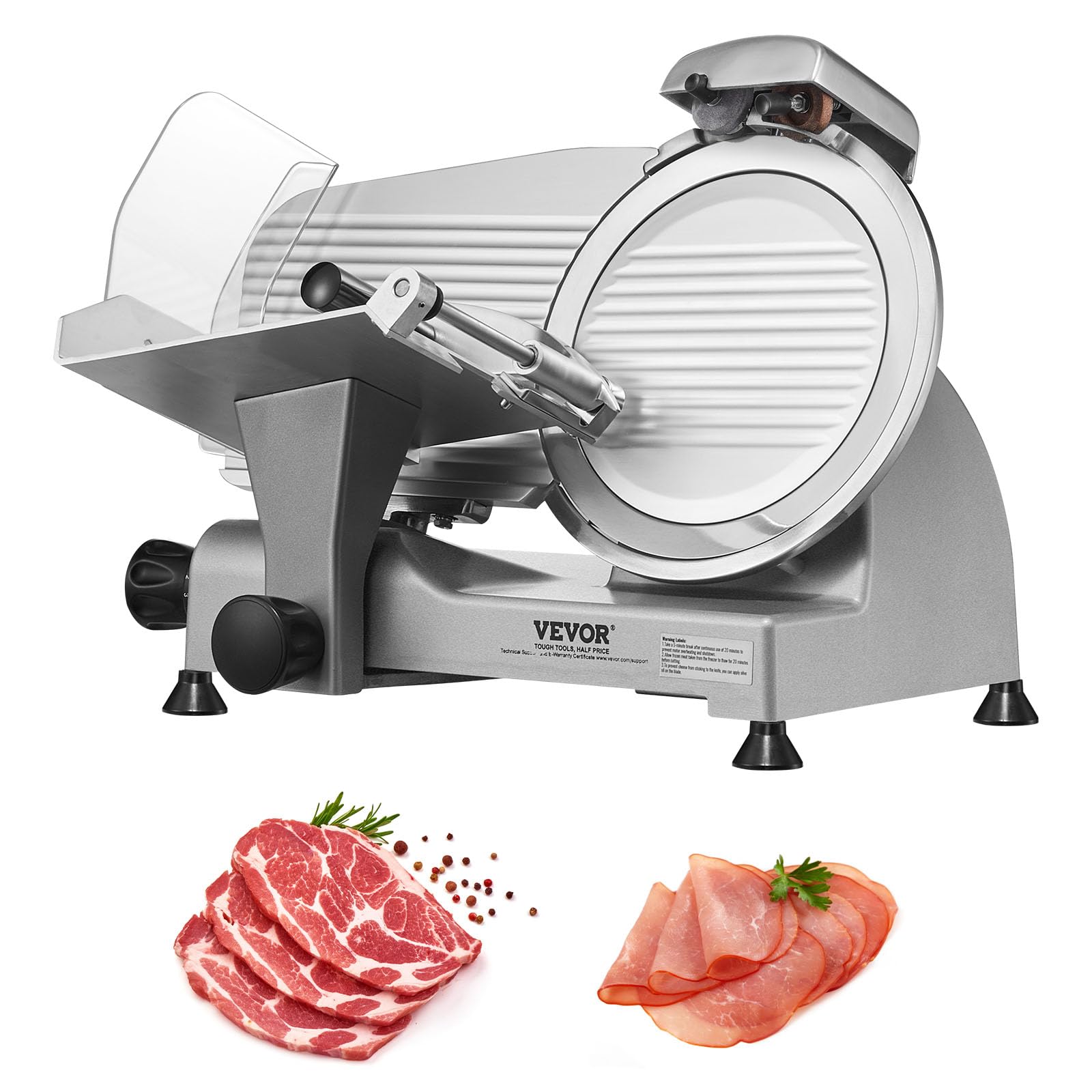 Foto 2 pulgar | Cortadora De Carne Vevor Electric Deli Food Con Hoja De 10 Cm, 340 W - Venta Internacional.
