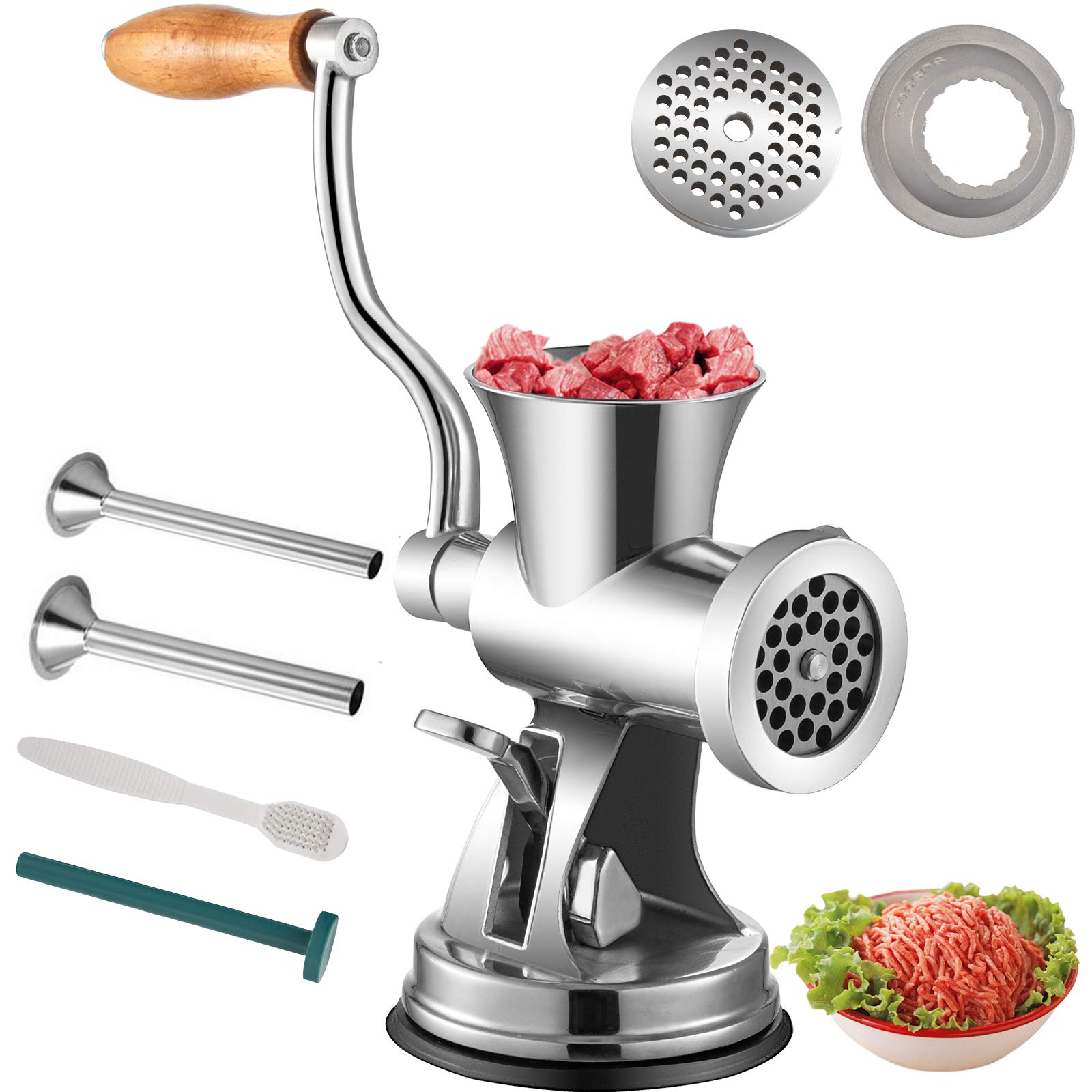 Foto 2 pulgar | Picadora De Carne Vevor Manual Para Hacer Salchichas De Acero Inoxidable 304 - Venta Internacional.