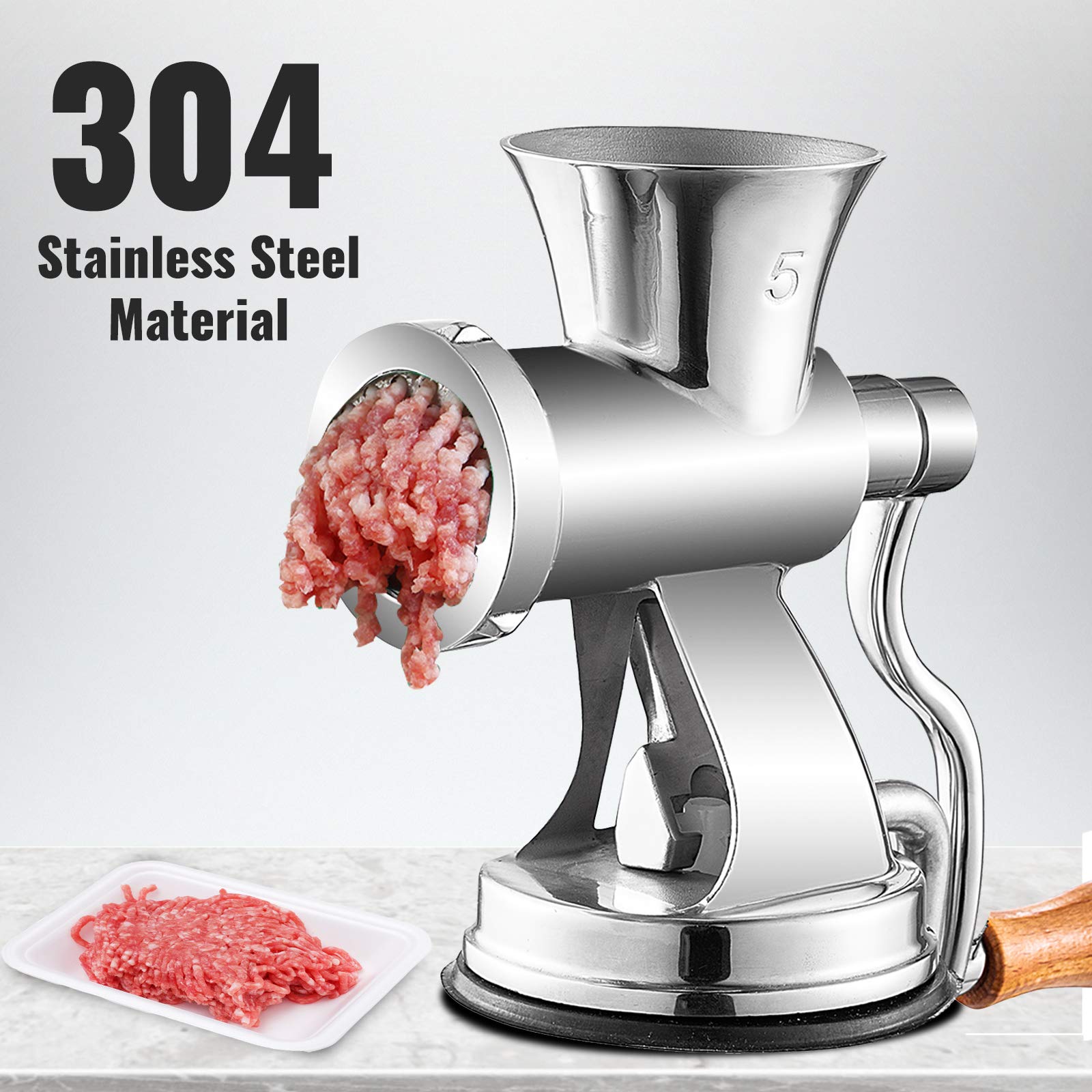 Foto 4 pulgar | Picadora De Carne Vevor Manual Para Hacer Salchichas De Acero Inoxidable 304 - Venta Internacional.