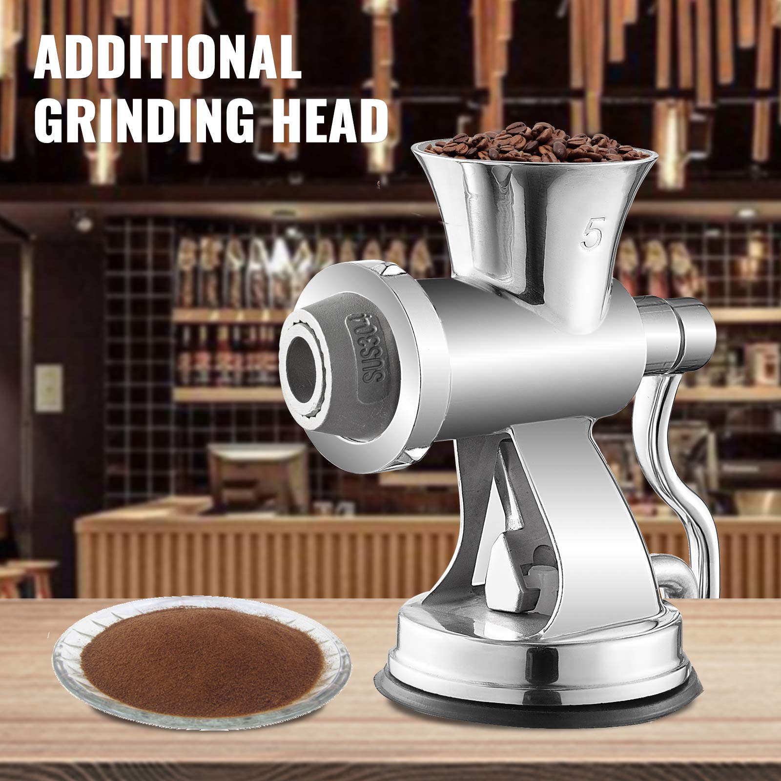 Foto 5 | Picadora De Carne Vevor Manual Para Hacer Salchichas De Acero Inoxidable 304 - Venta Internacional.
