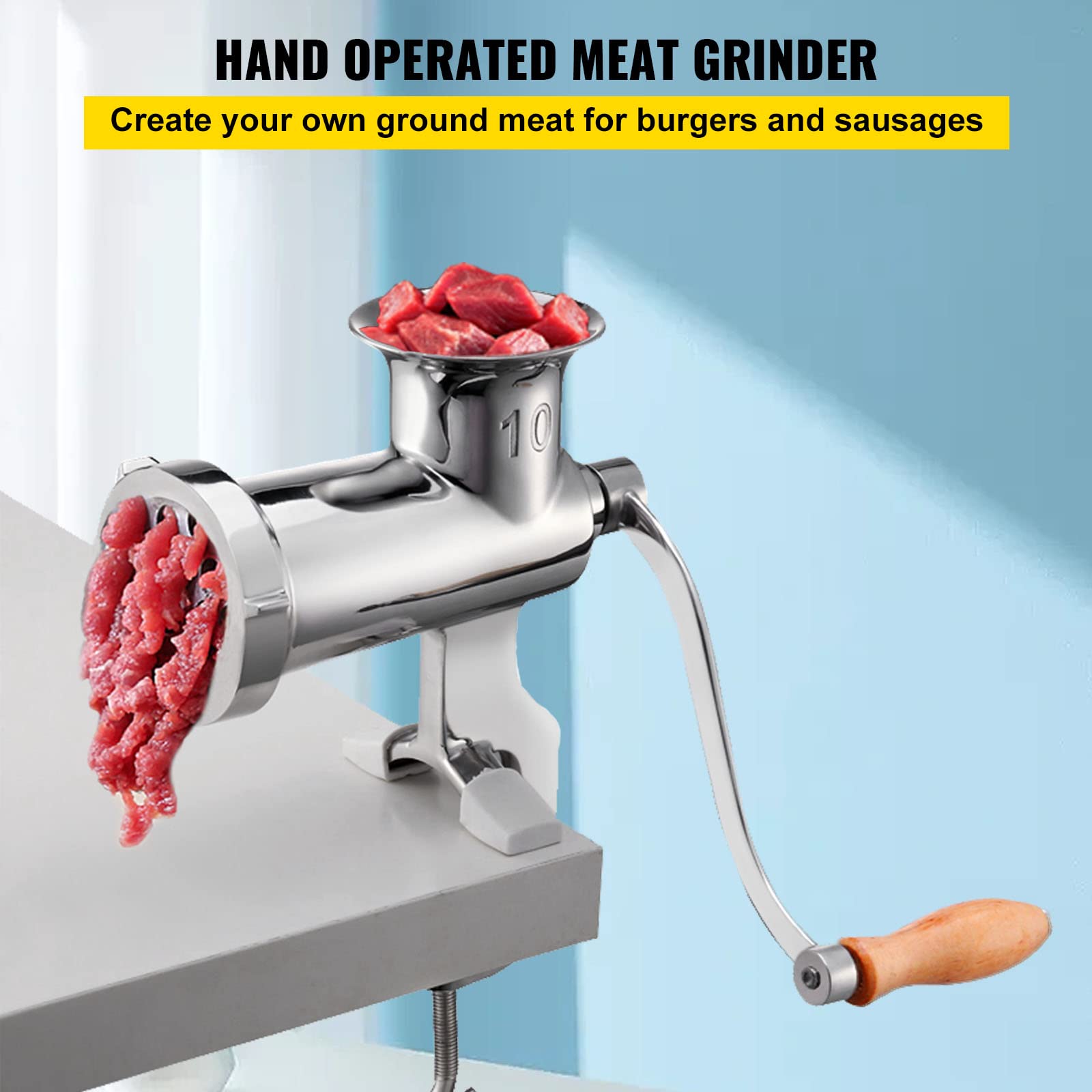 Foto 4 pulgar | Abrazadera Manual De Acero Inoxidable 1.8 Para Picadora De Carne Vevor - Venta Internacional.