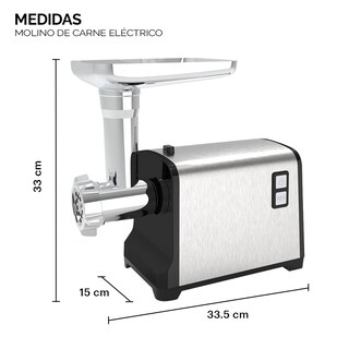 Foto 5 | Molino De Carne Eléctrica Acero Inoxidable Deus Kitchen.