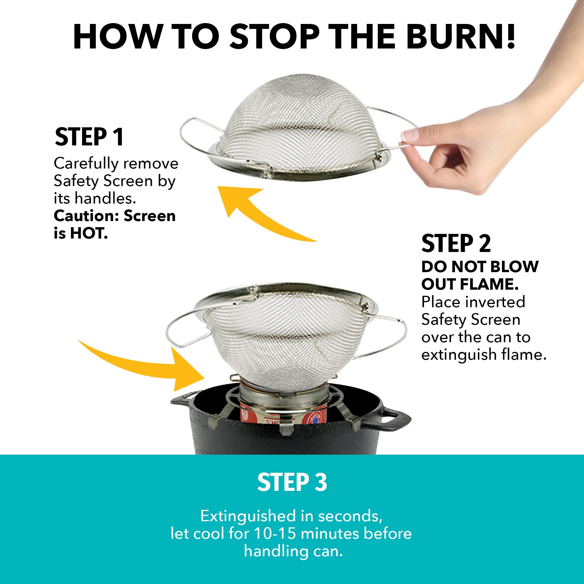 Foto 5 pulgar | S'mores Maker Sterno 70277 Junior Con Criba Para Asar Y Horquillas - Venta Internacional.